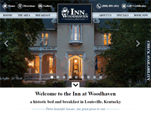 Tablet Screenshot of innatwoodhaven.com